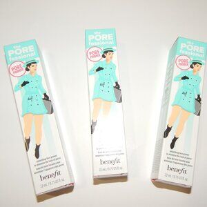 3 Benefit The Porefessional Full Size Smoothing Pore Face Primer - BNIB .75oz